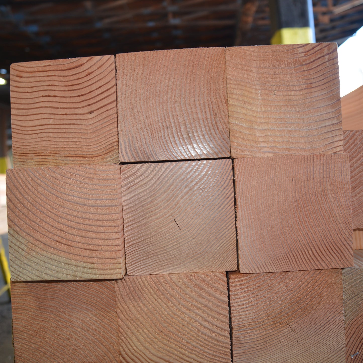 6x6 C&BTR Douglas Fir Kiln Dried S4S net 5-1/2 x 5-1/2 21/6’ pieces 378'/BF SLN1018-C231942