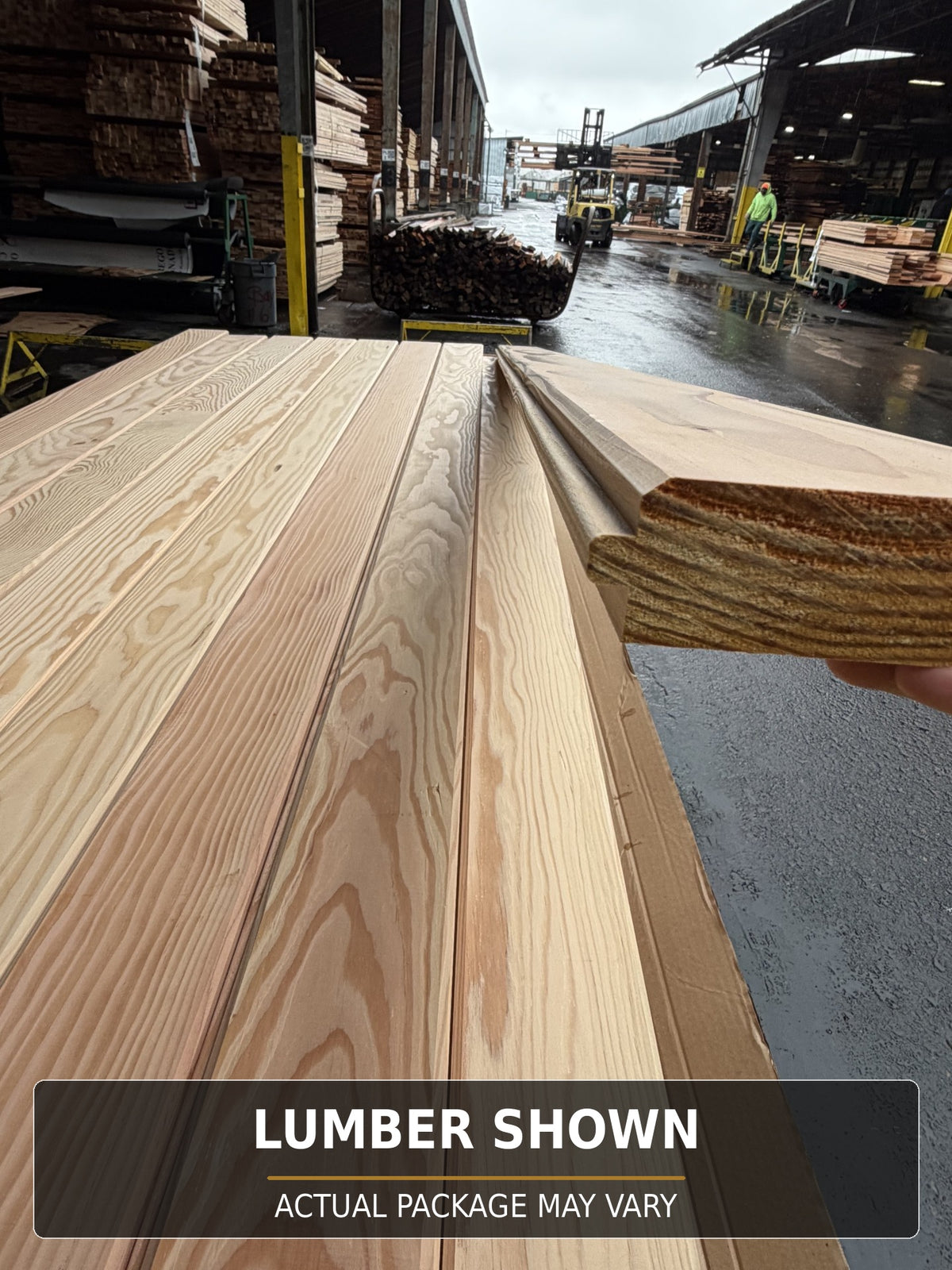 2x6 Douglas Fir D&BTR MIXED GRAIN WC200 - V Groove Smooth Roof Decking   304'/LF   SLN1059-C522037