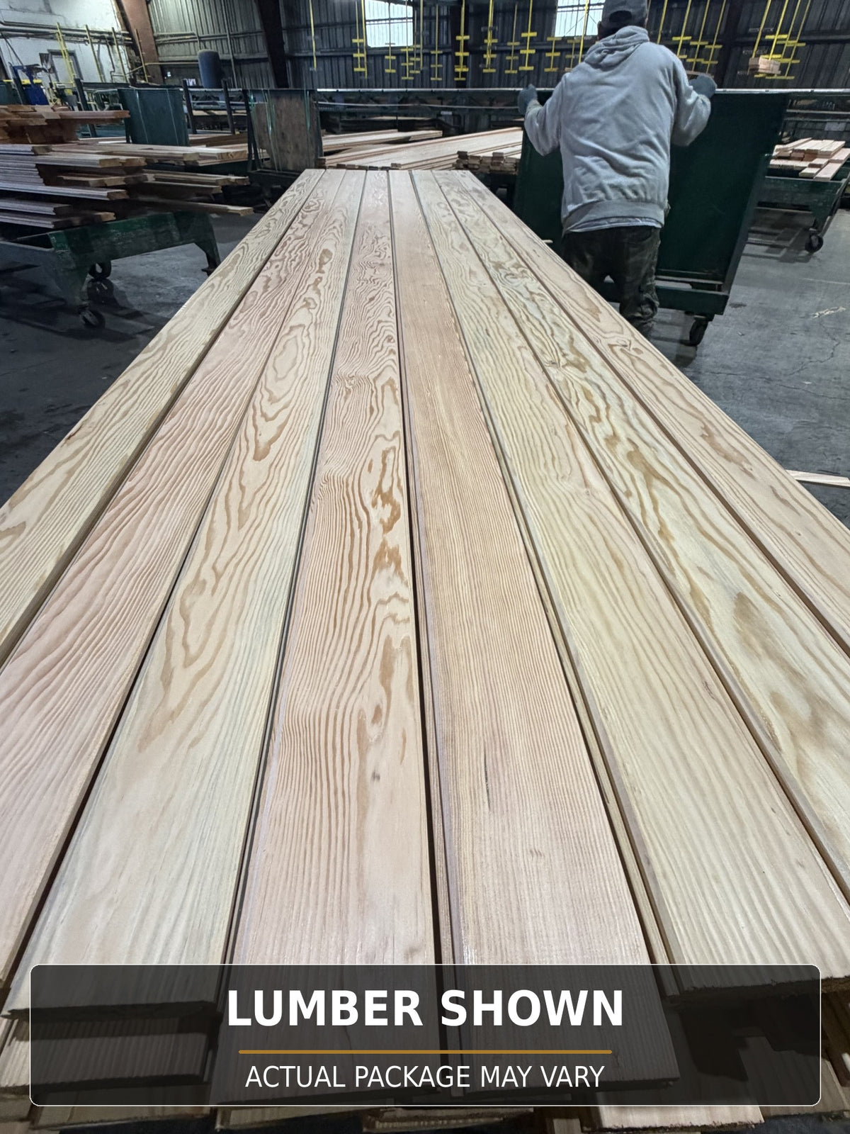 2x6 Douglas Fir D&BTR MIXED GRAIN WC200 - V Groove Smooth Roof Decking   304'/LF   SLN1059-C522037