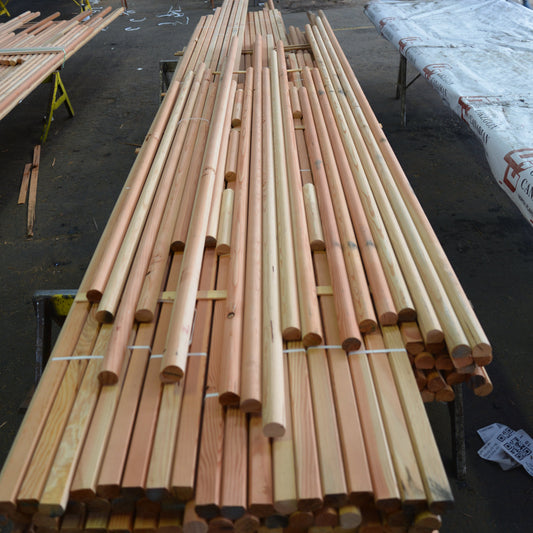 2x2 Douglas Fir Hand Rail profile   417'/BF   SLN1008-C007683