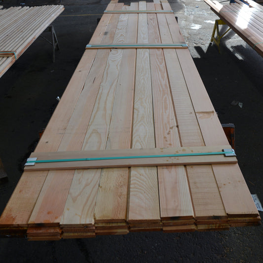 1x6 Douglas Fir D-Grade Clear T&G Pattern with a Resawn textured face   196'/BF   SLN1010-C184239